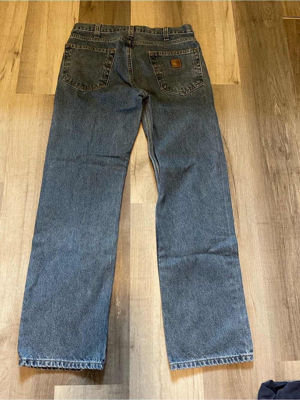 Carhartt Men's Straight Leg Jeans - Dark Blue Denim 32x32